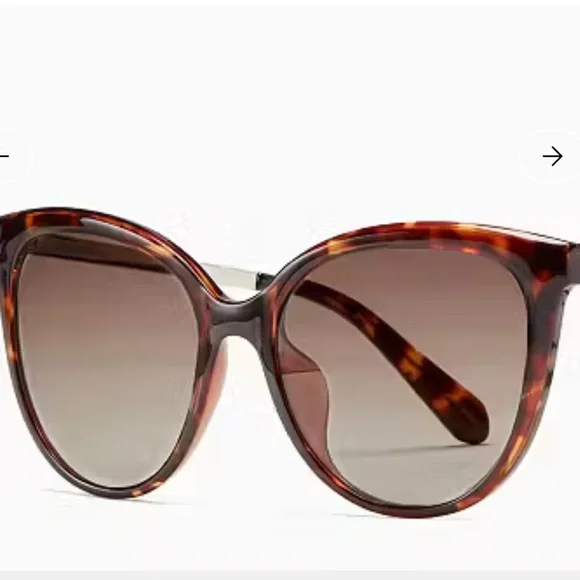 Gorgeous Kate Spade Sassari Havana Cat Eye Butterfly Sunglasses NWT - Picture 4 of 16